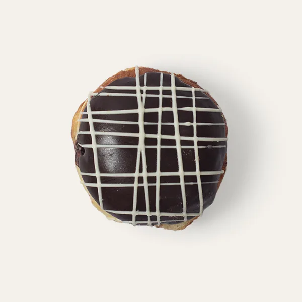 Dark Chocolate Glazed Donut